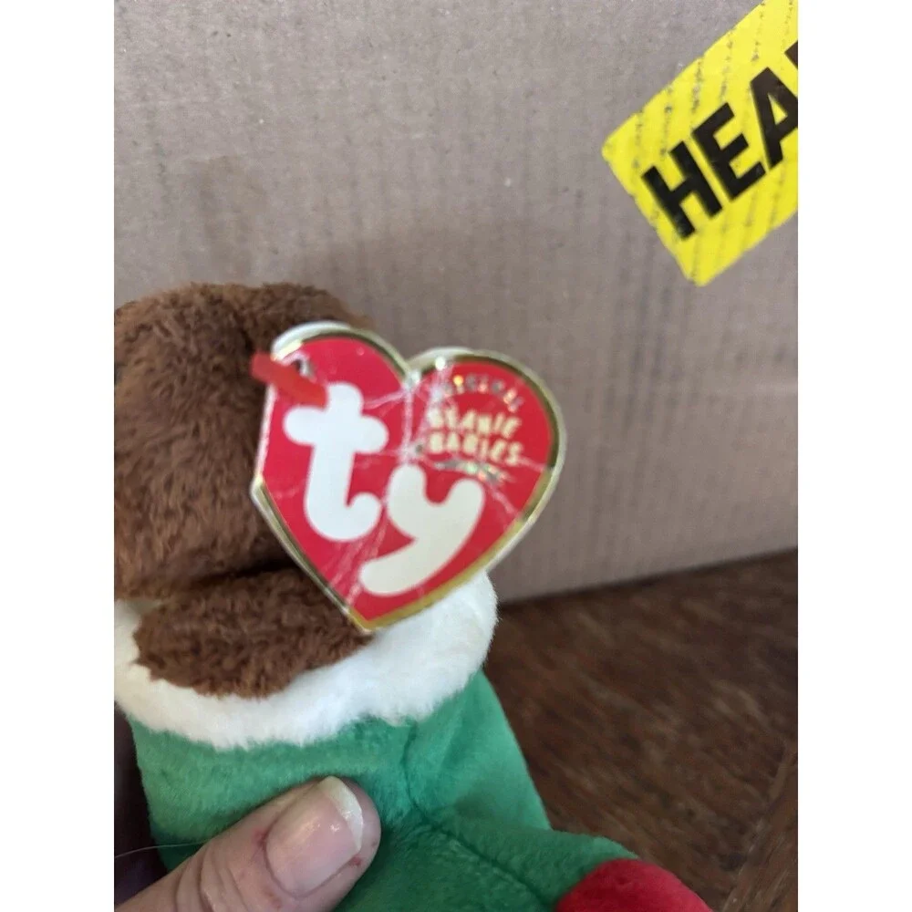 Vintage Ty Beanie Babies 2003 Plush‎ Stockings The Bear Mint Cond